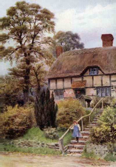 Cottage Steps, Ardington, Berkshire by Alfred Robert Quinton